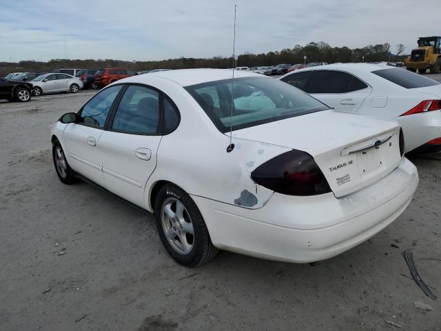 1FAFP53U83A143381 - 2003 FORD TAURUS WHITE photo 2