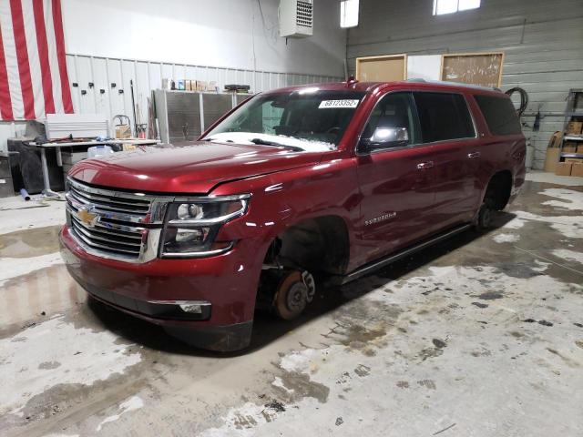 1GNSKJKC2GR257691 - 2016 CHEVROLET SUBURBAN K RED photo 1