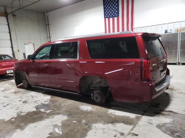 1GNSKJKC2GR257691 - 2016 CHEVROLET SUBURBAN K RED photo 2