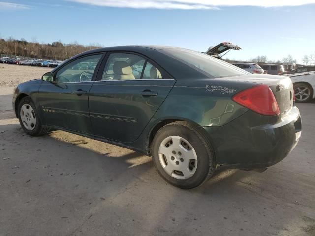 1G2ZF58B774211700 - 2007 PONTIAC G6 VALUE L GREEN photo 2