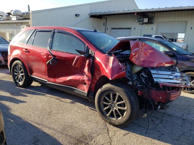 2FMDK38C58BB31538 - 2008 FORD EDGE SEL RED photo 4