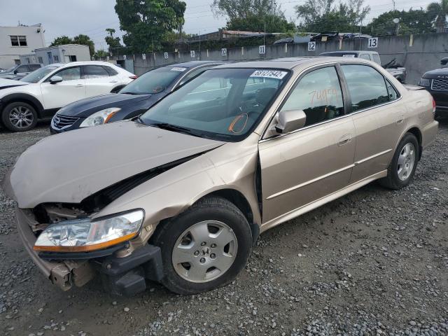 1HGCG16512A074589 - 2002 HONDA ACCORD EX BEIGE photo 1