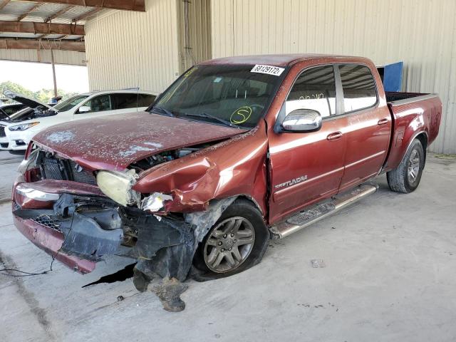 5TBET34186S554841 - 2006 TOYOTA TUNDRA DOU RED photo 1