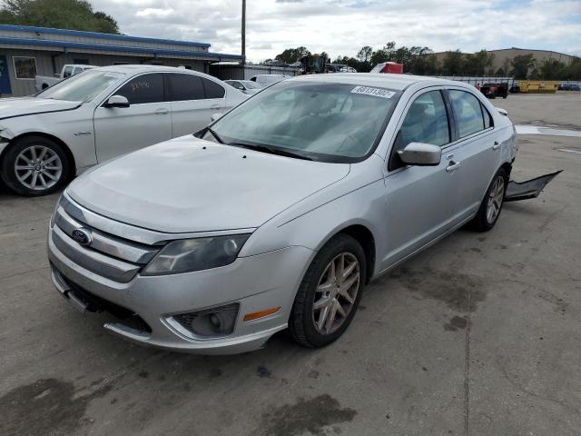 3FAHP0JG1CR357112 - 2012 FORD FUSION SEL SILVER photo 1