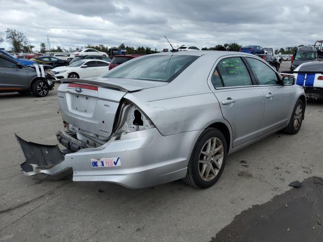 3FAHP0JG1CR357112 - 2012 FORD FUSION SEL SILVER photo 3