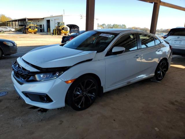2HGFC2F84KH591623 - 2019 HONDA CIVIC SPOR أبيض صورة 1