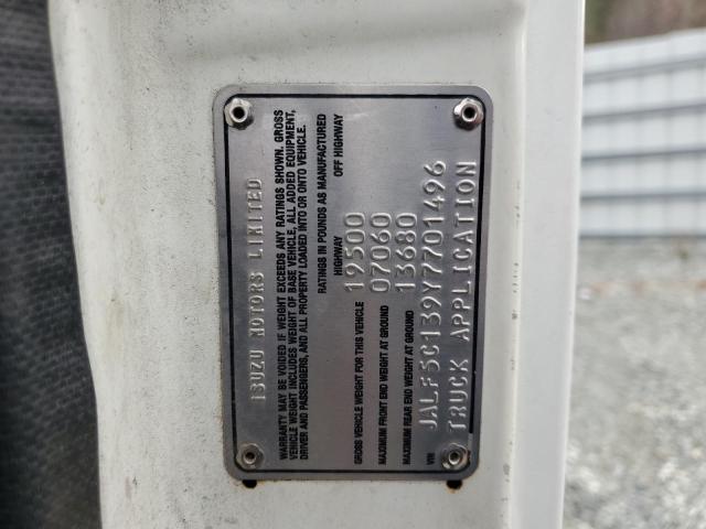 JALF5C139Y7701496 - 2000 ISUZU FRR WHITE photo 13