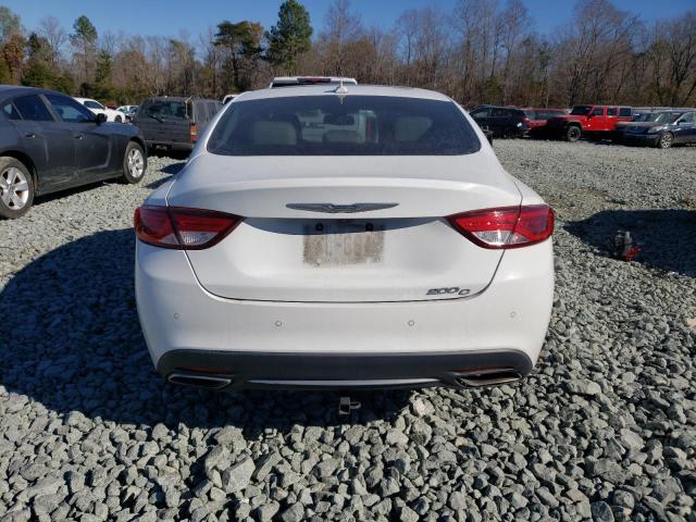 1C3CCCCG5FN672909 - 2015 CHRYSLER 200 C WHITE photo 6