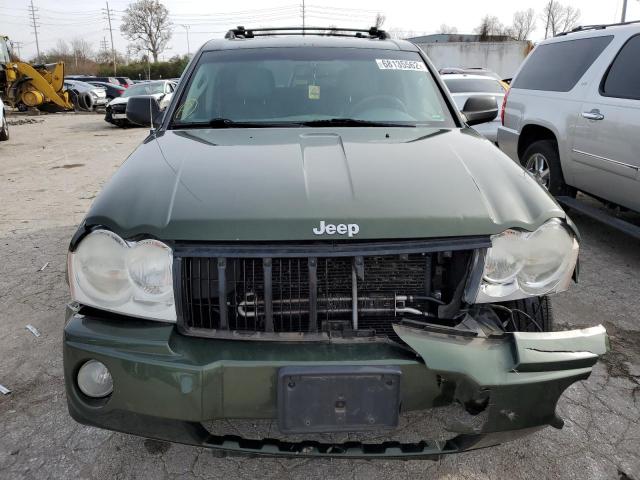 1J8HR48P07C700183 - 2007 JEEP GRAND CHER GREEN photo 5