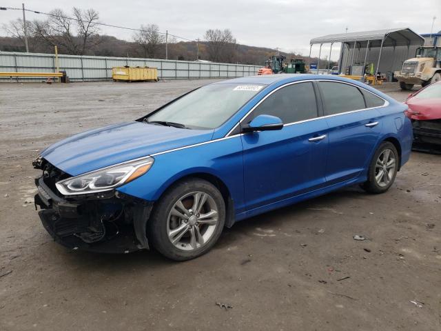 5NPE34AF6JH621240 - 2018 HYUNDAI SONATA SPO BLUE photo 1