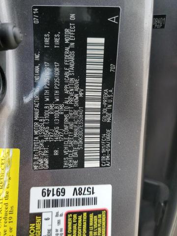 5TDKK3DC7ES508401 - 2014 TOYOTA SIENNA LE GRAY photo 13