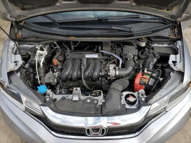 3HGGK5H42KM740776 - 2019 HONDA FIT LX SILVER photo 11