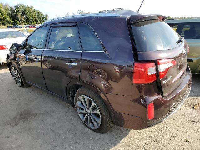 5XYKW4A71FG559361 - 2015 KIA SORENTO SX MAROON photo 2