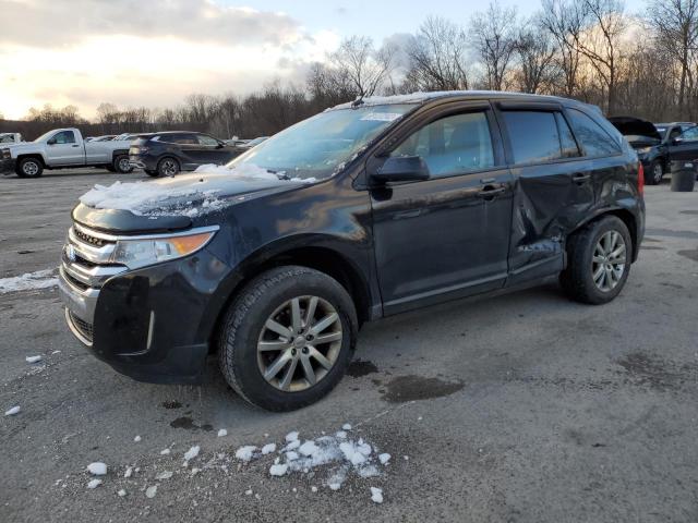 2FMDK4JC0EBA61345 - 2014 FORD EDGE SEL BLACK photo 1