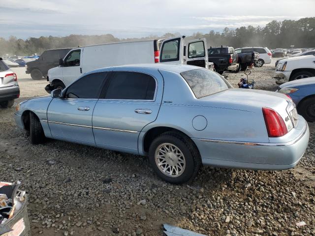 1LNFM82WXWY698931 - 1998 LINCOLN TOWN CAR S BLUE photo 2