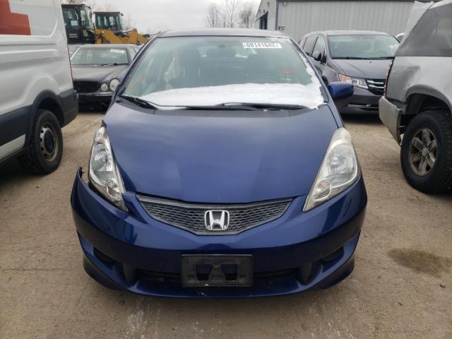 JHMGE88469S021375 - 2009 HONDA FIT SPORT BLUE photo 5