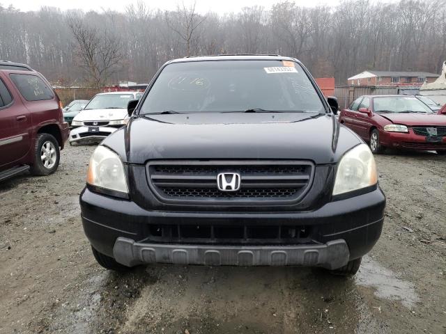 2HKYF18554H502602 - 2004 HONDA PILOT EXL BLACK photo 5