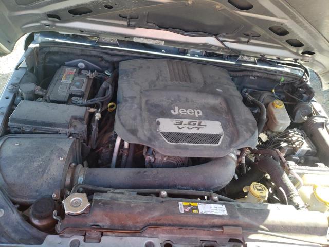 1C4AJWAG3DL671490 - 2013 JEEP WRANGLER S GRAY photo 11