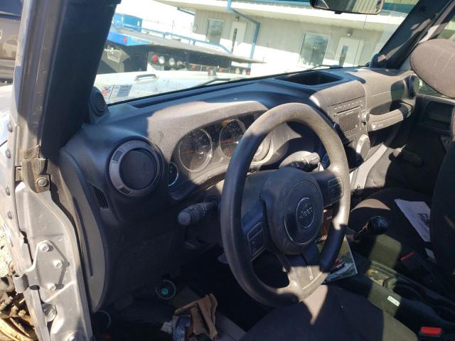 1C4AJWAG3DL671490 - 2013 JEEP WRANGLER S GRAY photo 8