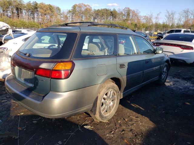 4S3BH675647628888 - 2004 SUBARU LEGACY OUT GREEN photo 3