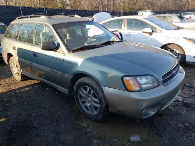 4S3BH675647628888 - 2004 SUBARU LEGACY OUT GREEN photo 4