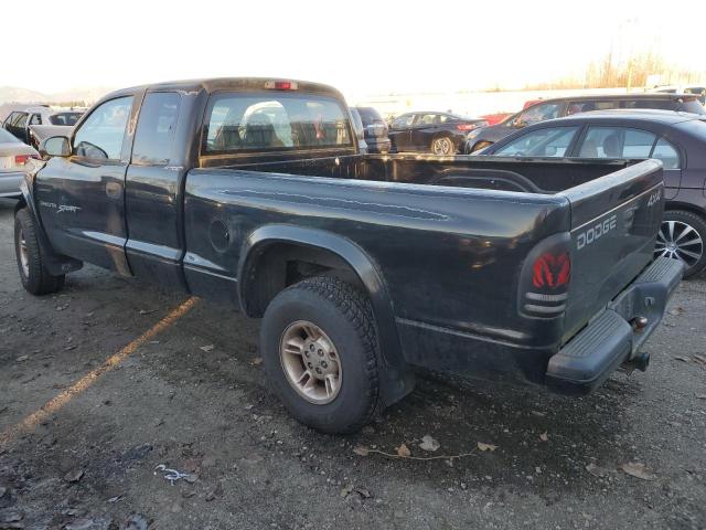 1B7GG22NXYS567685 - 2000 DODGE DAKOTA BLACK photo 2