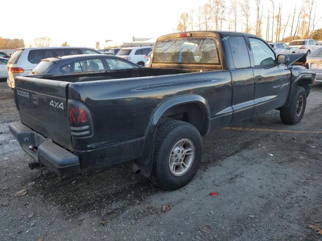 1B7GG22NXYS567685 - 2000 DODGE DAKOTA BLACK photo 3