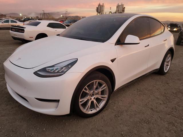 7SAYGDEEXNF446453 - 2022 TESLA MODEL Y WHITE photo 1