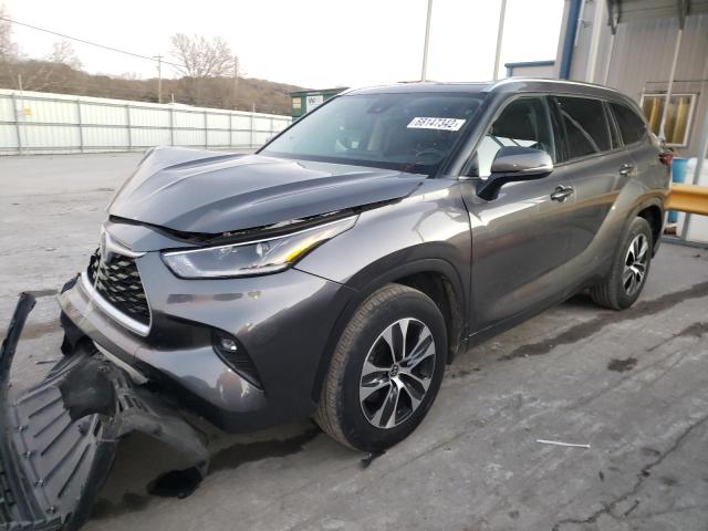 5TDGZRAH7MS532958 - 2021 TOYOTA HIGHLANDER Grafit foto 1
