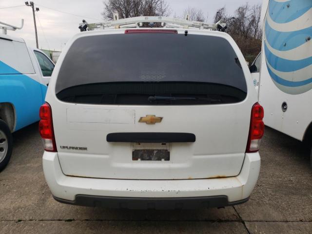 1GBDV131X8D208036 - 2008 CHEVROLET UPLANDER I WHITE photo 6