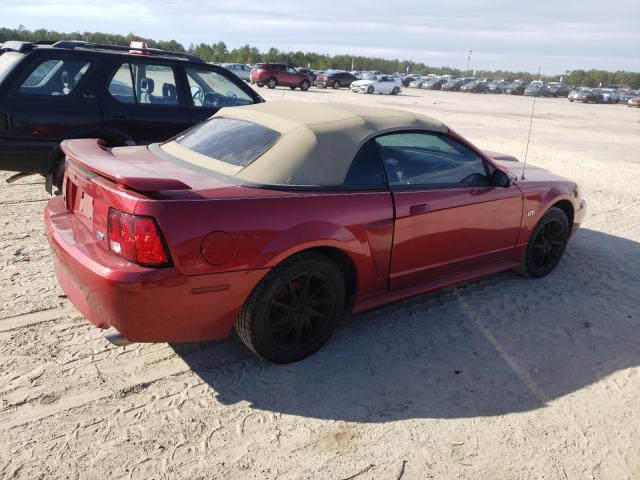 1FAFP45X23F319149 - 2003 FORD MUSTANG GT RED photo 3