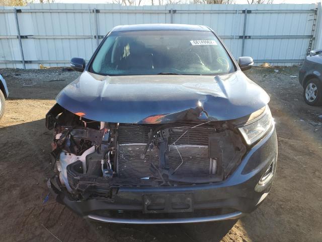 2FMPK3J83GBC35348 - 2016 FORD EDGE SEL BLUE photo 5