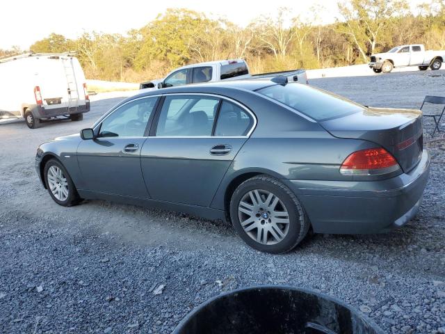 WBAGN63433DS43393 - 2003 BMW 7 SERIES CHARCOAL photo 2