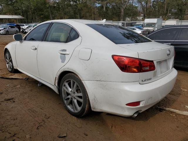 JTHBK262372057474 - 2007 LEXUS IS 250 WHITE photo 2