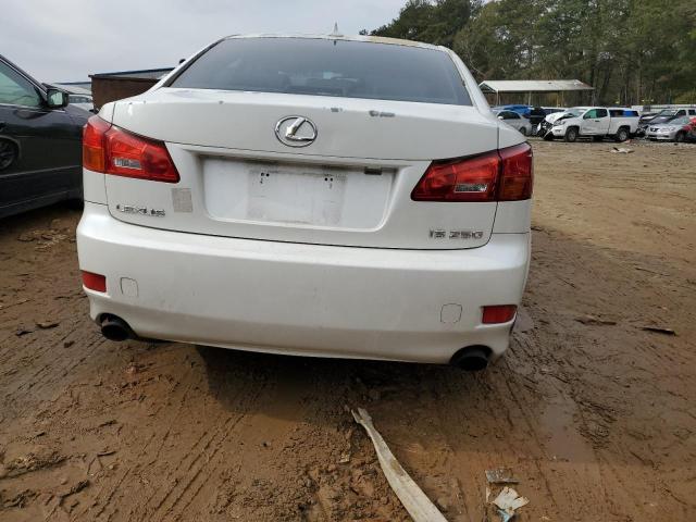 JTHBK262372057474 - 2007 LEXUS IS 250 WHITE photo 6