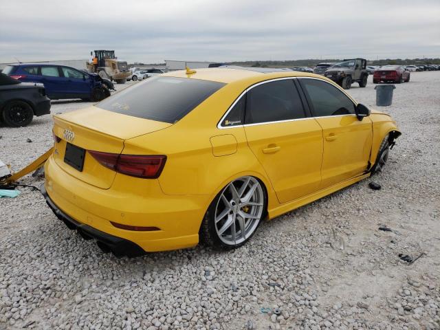 WAUB1GFF7H1024194 - 2017 AUDI S3 PREMIUM YELLOW photo 3