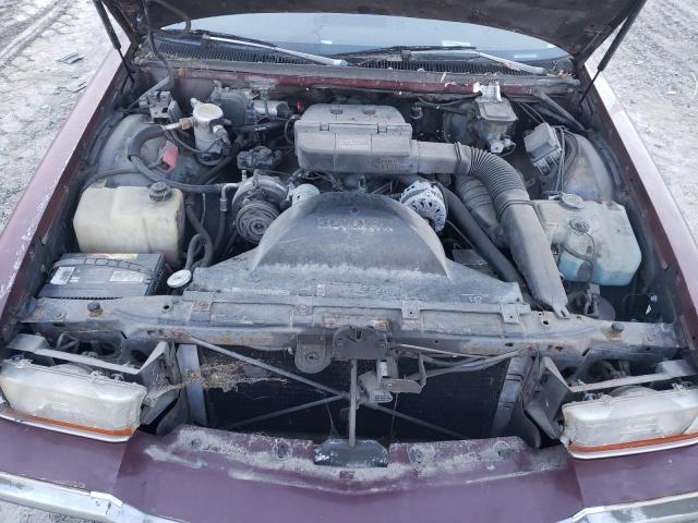 1G4BT5375NR468357 - 1992 BUICK ROADMASTER BURGUNDY photo 11