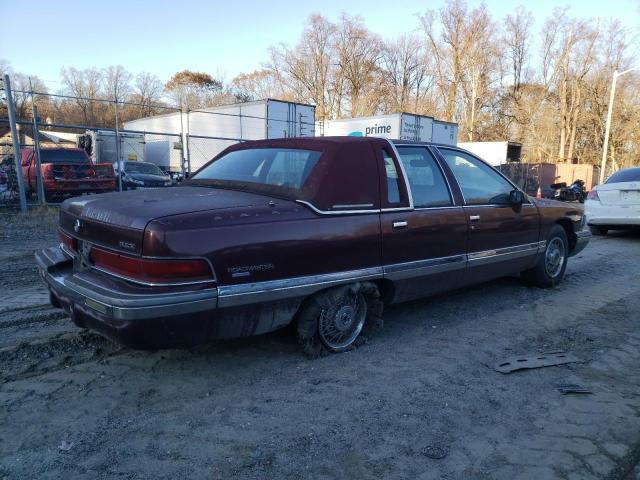 1G4BT5375NR468357 - 1992 BUICK ROADMASTER BURGUNDY photo 3