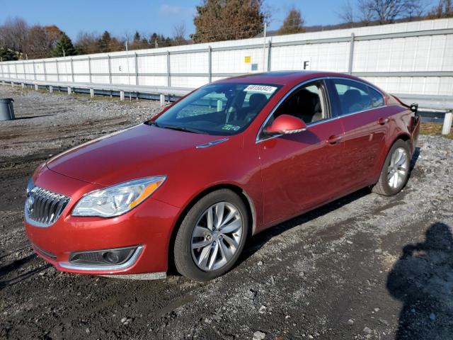 2G4GN5EX3F9209505 - 2015 BUICK REGAL PREM RED photo 1