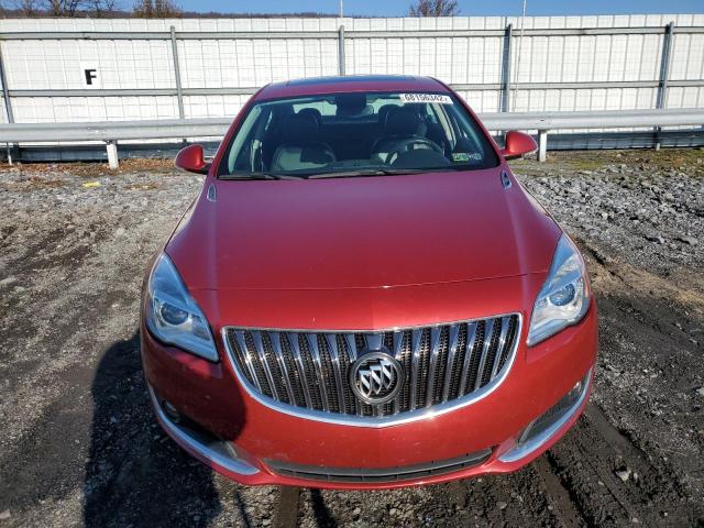 2G4GN5EX3F9209505 - 2015 BUICK REGAL PREM RED photo 5