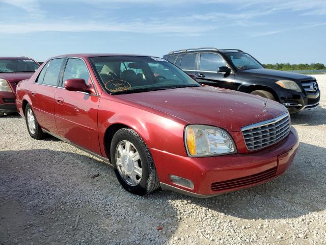 1G6KD54YX5U205595 - 2005 CADILLAC DEVILLE RED photo 4