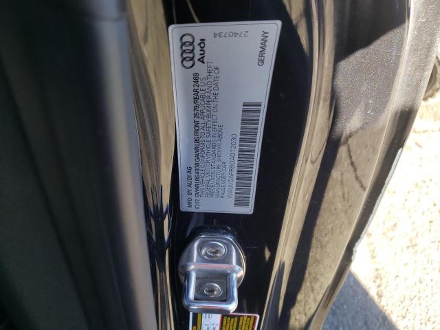 WAUVGAFR9DA012030 - 2013 AUDI S5 PRESTIG BLACK photo 12