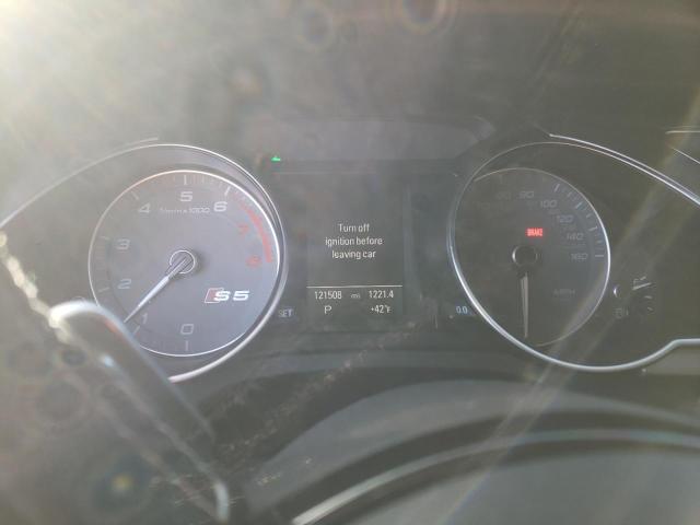 WAUVGAFR9DA012030 - 2013 AUDI S5 PRESTIG BLACK photo 9