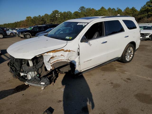 1C4RDJEG7EC537302 - 2014 DODGE DURANGO CI WHITE photo 1