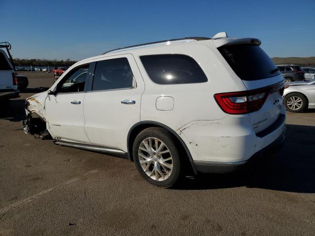 1C4RDJEG7EC537302 - 2014 DODGE DURANGO CI WHITE photo 2