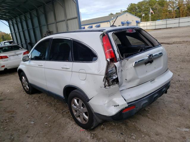 JHLRE38778C021288 - 2008 HONDA CR-V EXL WHITE photo 2