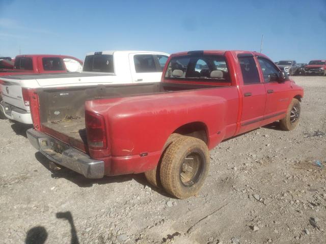 3D7MA48C04G130968 - 2004 DODGE RAM 3500 S RED photo 3