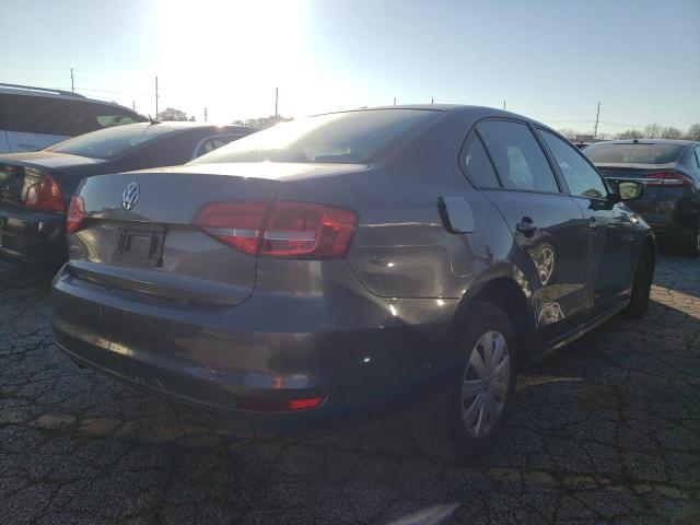 3VW2K7AJ8FM345301 - 2015 VOLKSWAGEN JETTA BASE 灰色 照片 3