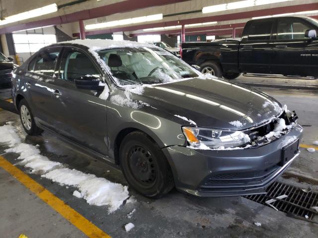 3VW2K7AJ8FM345301 - 2015 VOLKSWAGEN JETTA BASE 灰色 照片 4