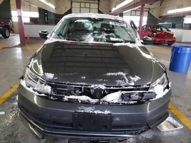 3VW2K7AJ8FM345301 - 2015 VOLKSWAGEN JETTA BASE 灰色 照片 5